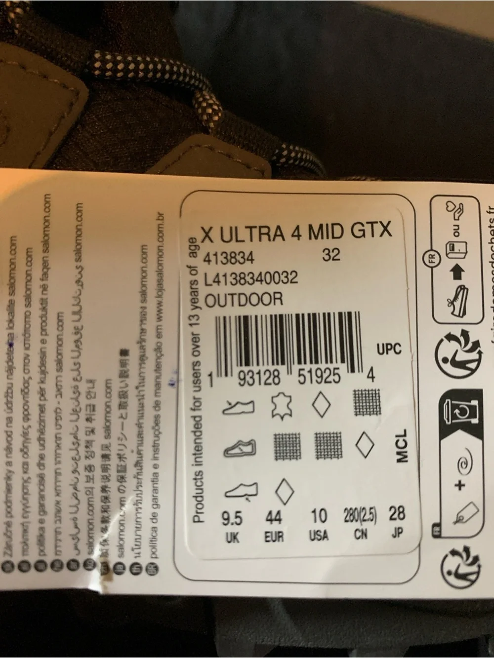 Salomon new tags